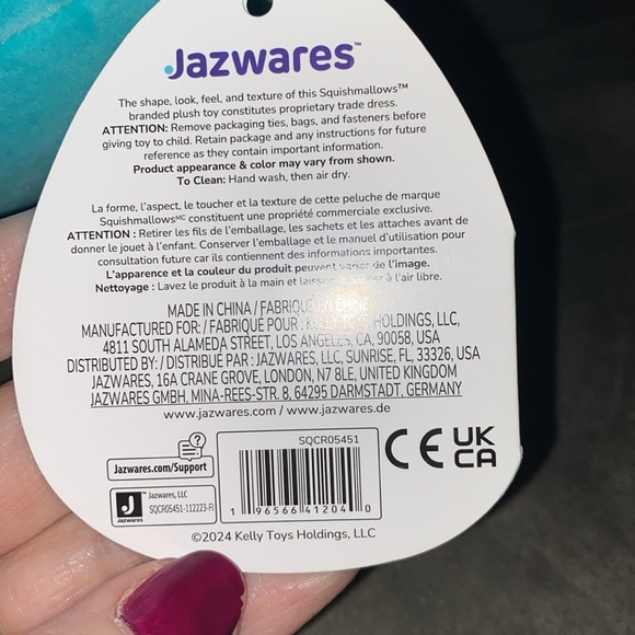 Squishmallows FTM Hydrangea the butterfly - Picture 4 of 5